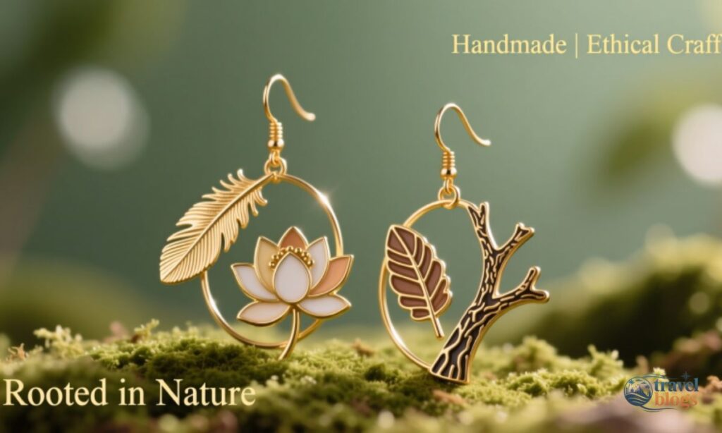 Nature-Inspired Jhumka Captions for Instagram
