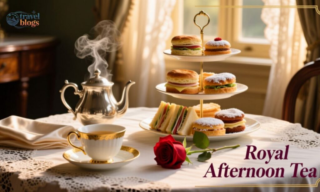 Royal Afternoon Tea Caption