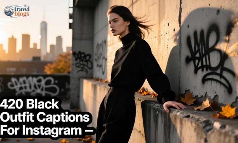 420 Black Outfit Captions For Instagram