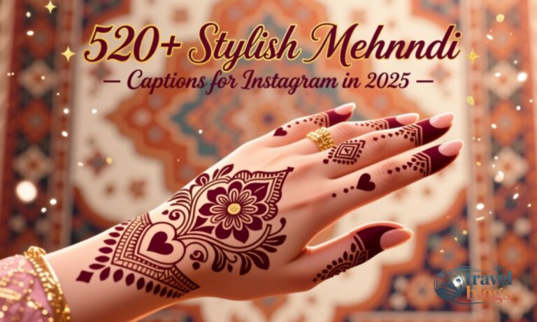 520+ Stylish Mehndi Captions for Instagram in 2025