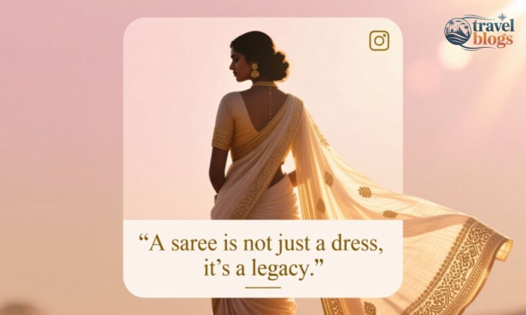 Famous Saree Quotes for Instagram Post 