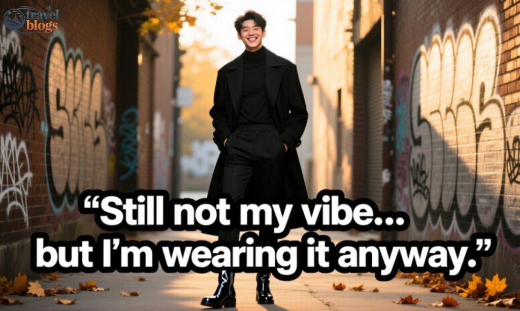 Funny Black Outfit Captions For Instagram