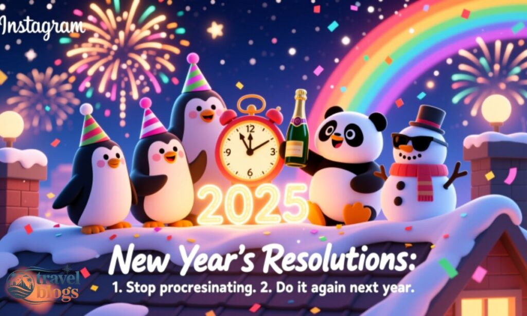 Funny New Years Instagram Captions 