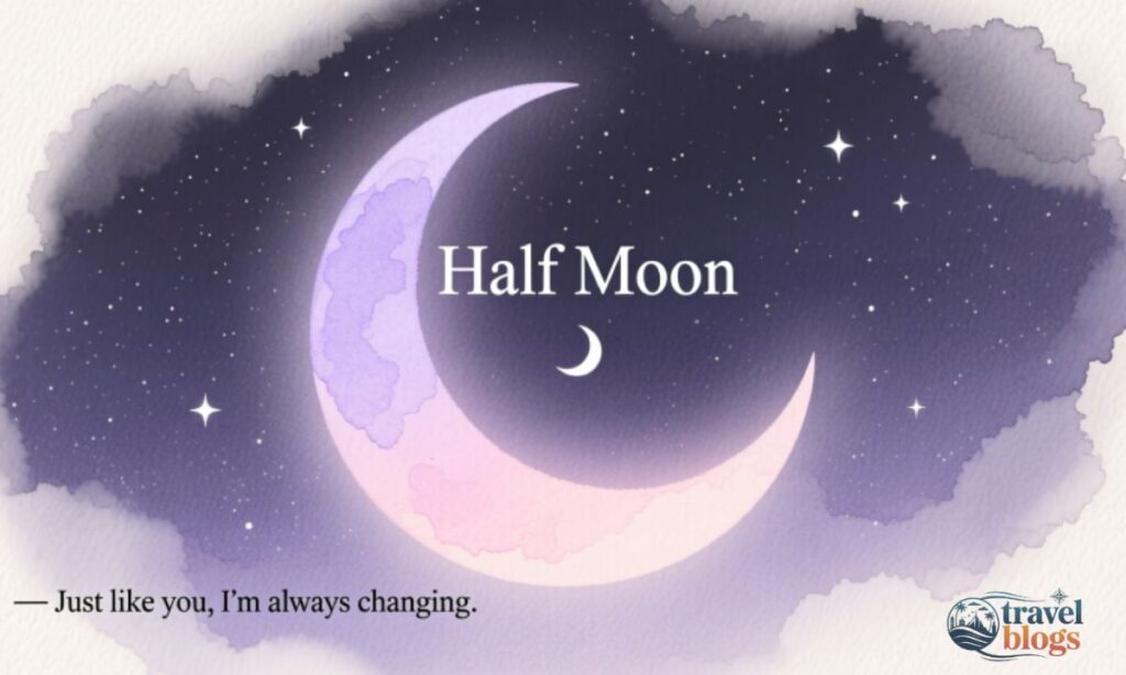 Half Moon Captions for Instagram 