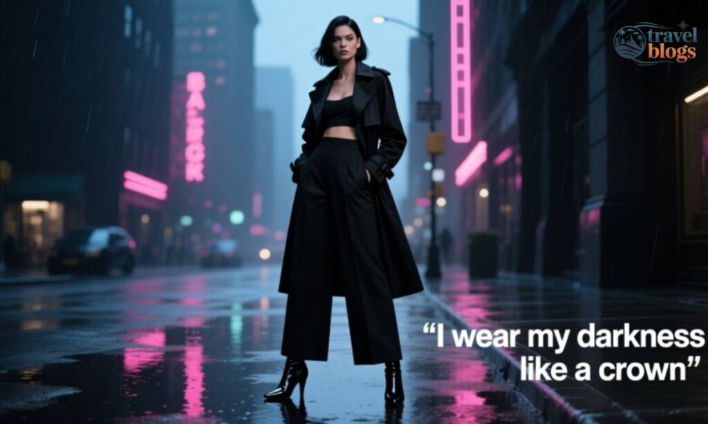 Instagram Captions for Black Outfits with Lyrics