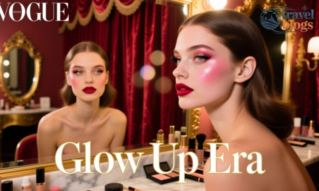 Makeup and Glam Glow-up Era Captions