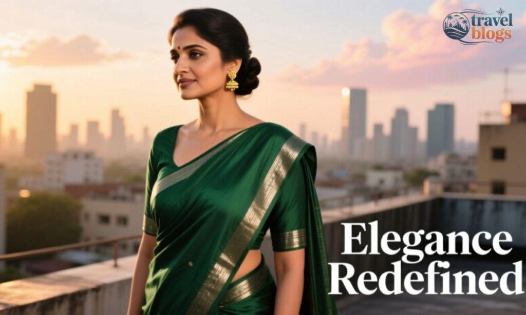 Modern Saree Captions for Instagram