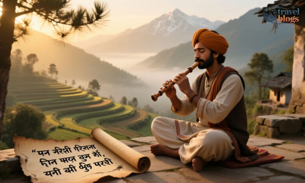 Pahadi Captions with Lyrics