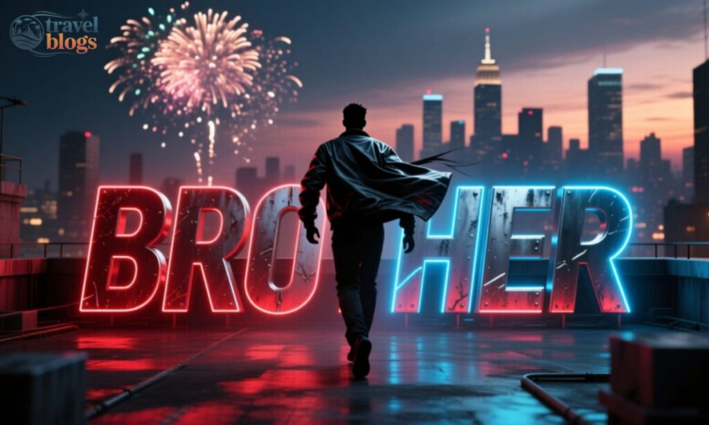 Power-Packed One Word Caption For Brother