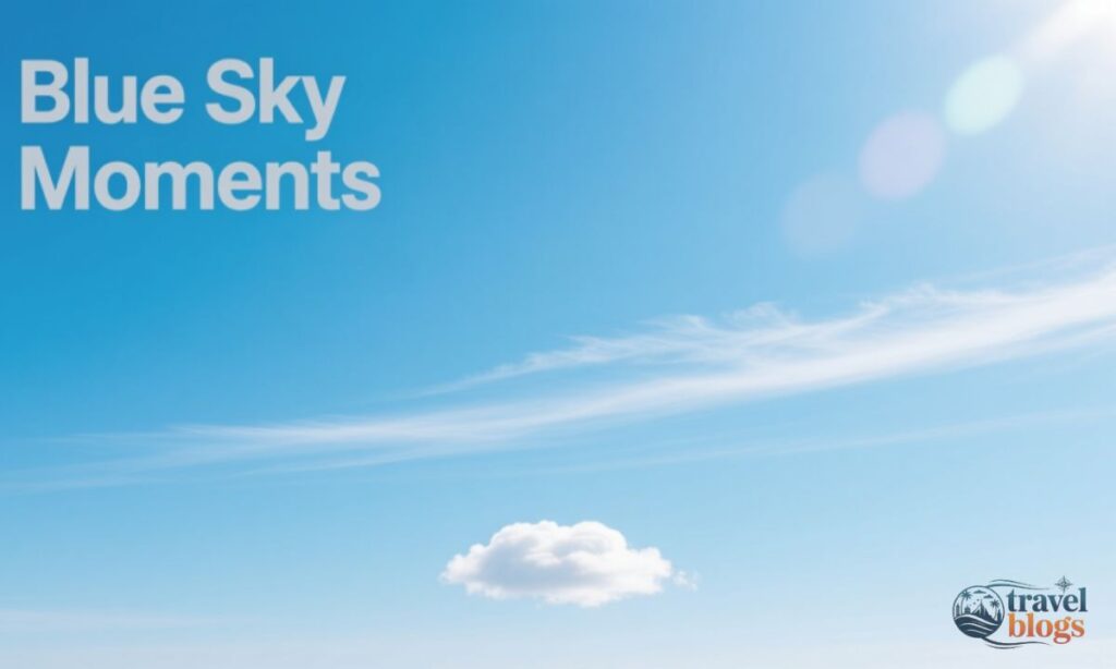 Short Blue Sky Captions For Instagram 