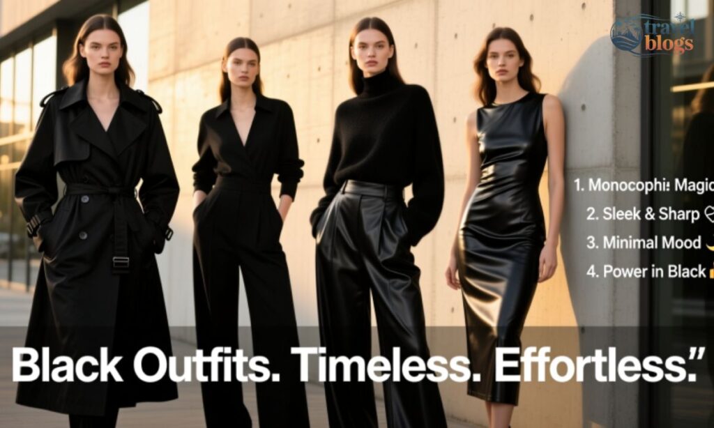 Short Instagram Captions For Black Outfits