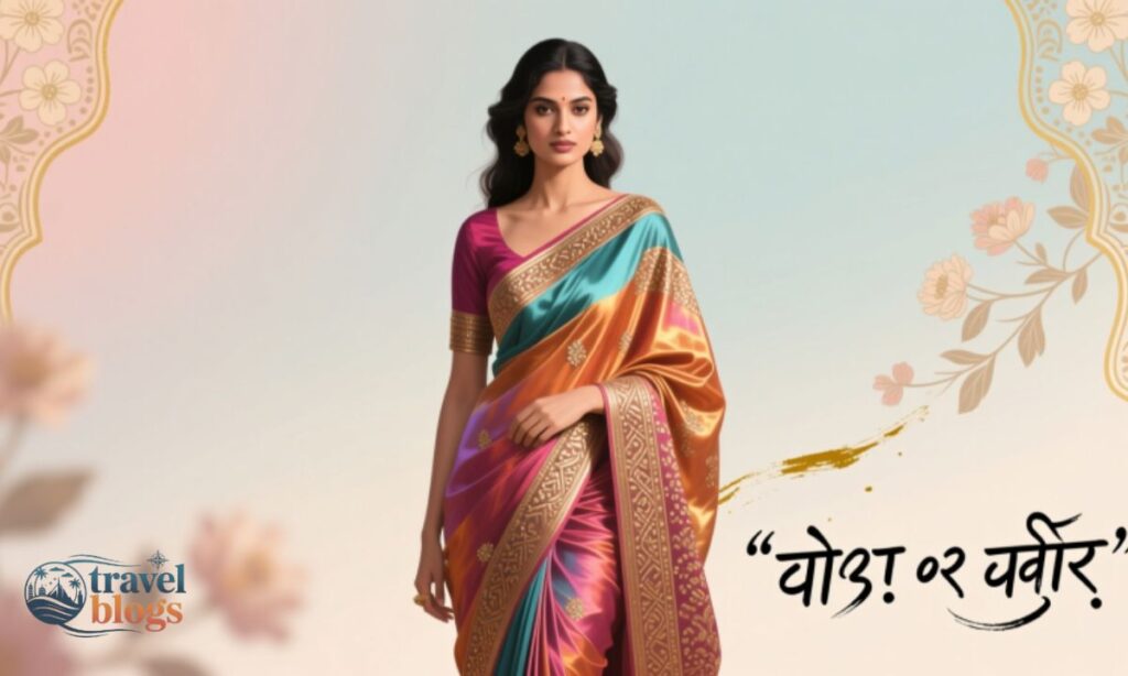 Short and Sweet Saree Captions in Hindi