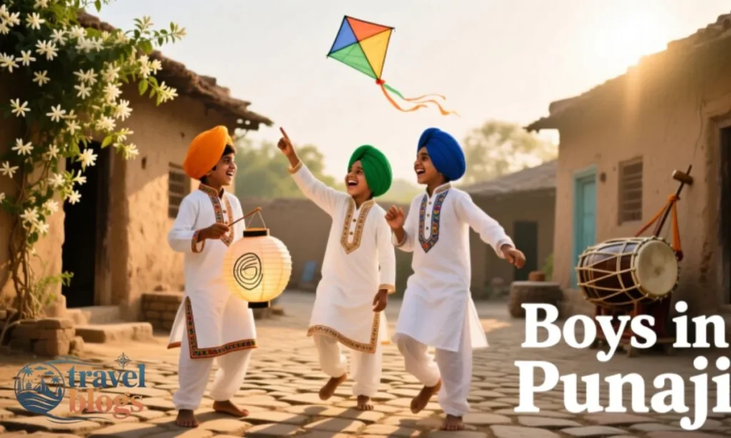 Caption for Boys in Punjabi